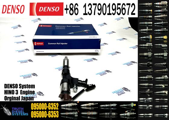 Diesel Fuel Injector Nozzle Common Rail Injector 095000-6353 095000-6352 23670-E0050 compatible with DENSO HINO J05E