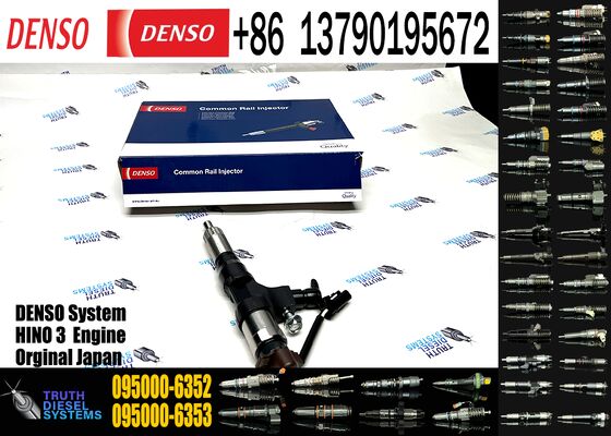 Diesel Fuel Injector Nozzle Common Rail Injector 095000-6353 095000-6352 23670-E0050 compatible with DENSO HINO J05E
