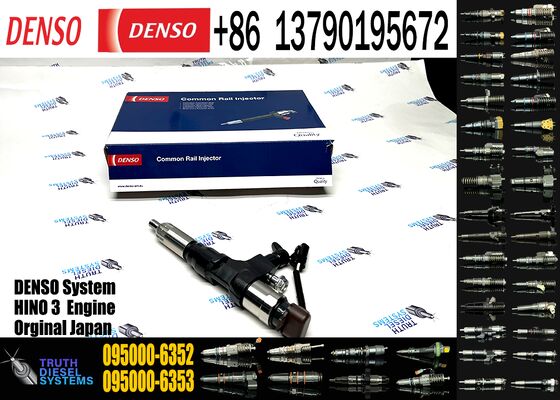Diesel Fuel Injector Nozzle Common Rail Injector 095000-6353 095000-6352 23670-E0050 compatible with DENSO HINO J05E