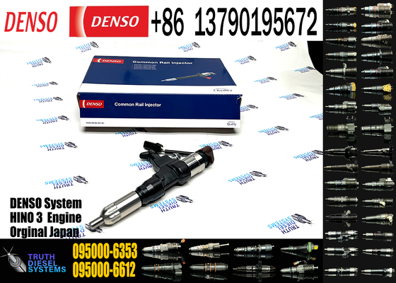 Auto Engine Part 095000-6353 23670-E0050 Common Rail Fuel Injector for Kobelco SK200-8 Excavator Hino J05E Engine Parts