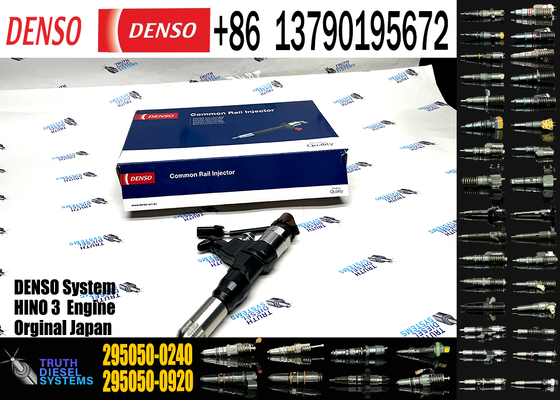 23670-E0450 Fuel Injector 295050-0240 for Hino J08E Engine 500 Ranger Truck Kobelco SK330-8 SK350-8 Diesel Common Rail Injector