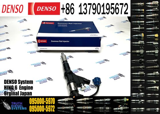 Excavator 095000-5223 095000-5224 095000-5225 095000-5226 Engine Common Rail Fuel Injector 095000-5970 095000-5972