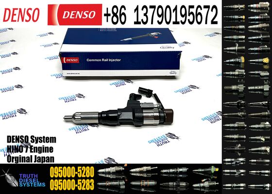 New Fuel Injectors Nozzles 095000-5281 095000-5280 095000-5282 095000-5283 23910-1360 23670-E0291 for HINO Trucks J08E Diesel