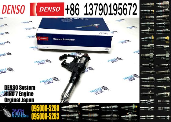 New Fuel Injectors Nozzles 095000-5281 095000-5280 095000-5282 095000-5283 23910-1360 23670-E0291 for HINO Trucks J08E Diesel