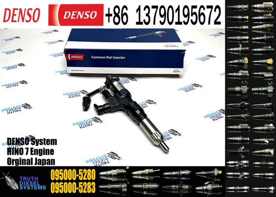New Fuel Injectors Nozzles 095000-5281 095000-5280 095000-5282 095000-5283 23910-1360 23670-E0291 for HINO Trucks J08E Diesel