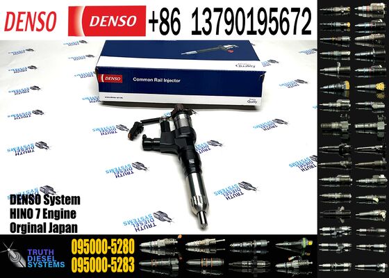 New Fuel Injectors Nozzles 095000-5281 095000-5280 095000-5282 095000-5283 23910-1360 23670-E0291 for HINO Trucks J08E Diesel