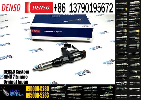 New Fuel Injectors Nozzles 095000-5281 095000-5280 095000-5282 095000-5283 23910-1360 23670-E0291 for HINO Trucks J08E Diesel