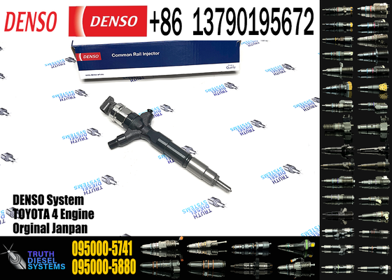 Factory price NEW Common Rail Diesel Fuel Injector 095000-5741 23670-39135 Auto Parts for Toyota 1KD-FTV 3.0T Hiace Hilux
