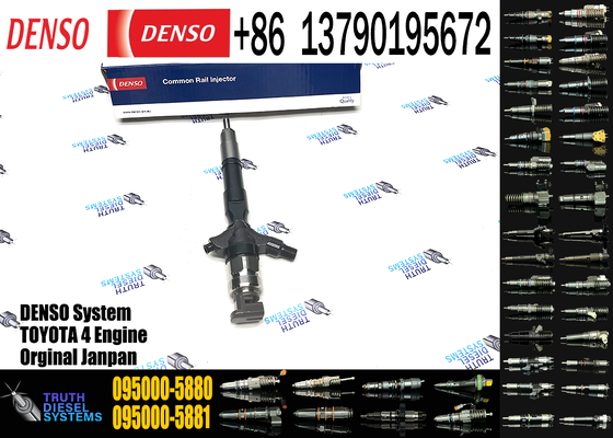 Common Diesel Fuel Injector 23670-30050 095000-5880 23670-39095 for Toyota New and Genuine Denso Product