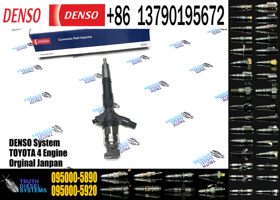 Diesel Fuel Injector Assembly 095000-5890 095000-5741 23670-39135 Common Rail Injection for TOYOTA