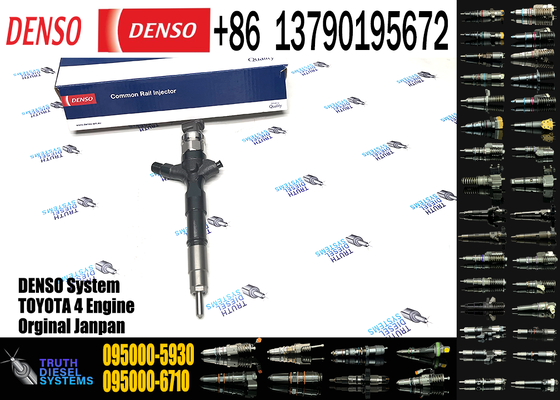 Diesel Fuel Injector 23670-09060 095000-5930 Fuel Injector for Toyota Hilux 2KD-FTV 2.5D Common Rail Injection Valve