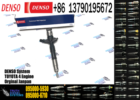 Diesel Fuel Injector 23670-09060 095000-5930 Fuel Injector for Toyota Hilux 2KD-FTV 2.5D Common Rail Injection Valve