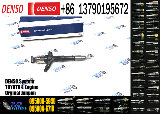 Diesel Fuel Injector 23670-09060 095000-5930 Fuel Injector for Toyota Hilux 2KD-FTV 2.5D Common Rail Injection Valve