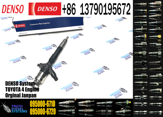 Remanufactured 095000-6710 095000-671# 095000-701# Truck/car/excavator Injector for OE 23670-30120 23670-30230 Diesel Engine