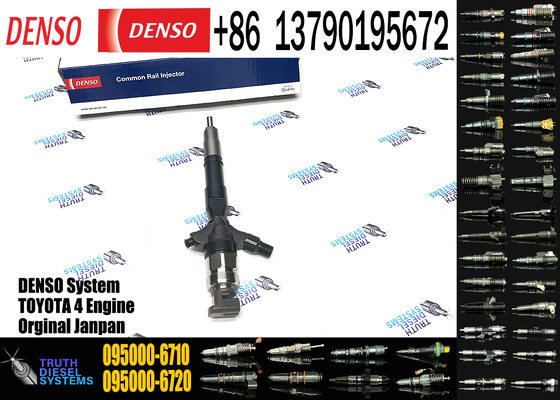 Remanufactured 095000-6710 095000-671# 095000-701# Truck/car/excavator Injector for OE 23670-30120 23670-30230 Diesel Engine