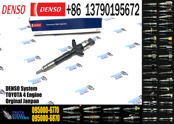 New Diesel Common Rail Fuel Injector 095000-6770 0950006770 23670-39145 2367039145 for Fuel System