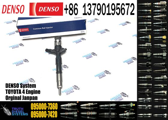 High Quality Diesel Fuel Injector Assembly Common Rail Injector 23670-30300 095000-7360 for To-yota ALA30 RAV4 2AD 1KD 2KD-FTV
