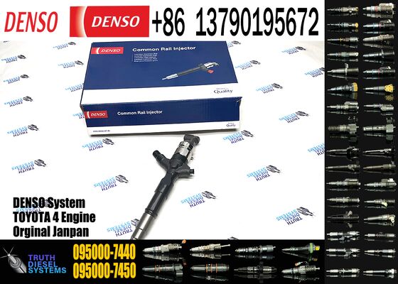 Fuel Injector 095000-7440 23670-30230 0950007440 2367030230 for Toyota Engine 1KD-FTV C CC Engine