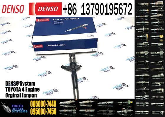Fuel Injector 095000-7440 23670-30230 0950007440 2367030230 for Toyota Engine 1KD-FTV C CC Engine