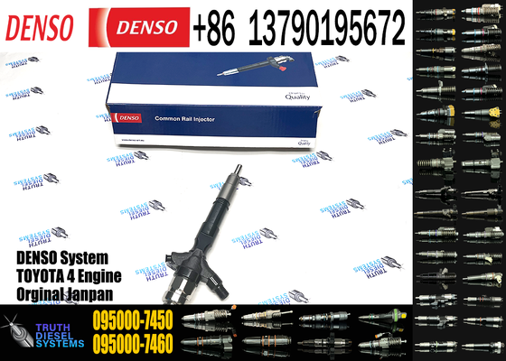 Injector Nozzle 095000-7450 Common Rail Injector 095000 7450 0950007450 for Toyota Hiace Dyna 3.0 d