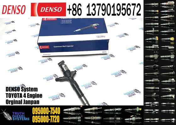 095000-7540 23670-30281 Auto Fuel Injection 0950007540 Truck Injectors 095000 7540 for Denso