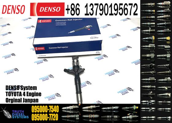 095000-7540 23670-30281 Auto Fuel Injection 0950007540 Truck Injectors 095000 7540 for Denso