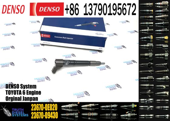 Yunhui High Quality Common Rail Injector 23670-0e020 23670-09430 for Toyota 2gd-ftv