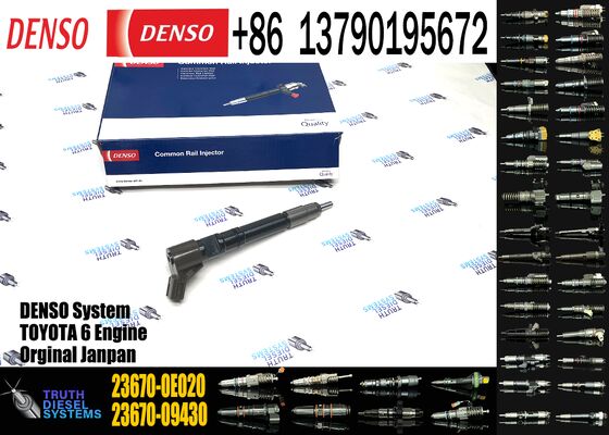 Yunhui High Quality Common Rail Injector 23670-0e020 23670-09430 for Toyota 2gd-ftv