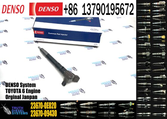 Yunhui High Quality Common Rail Injector 23670-0e020 23670-09430 for Toyota 2gd-ftv