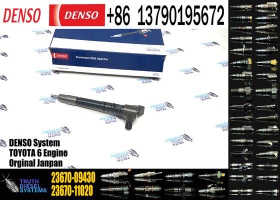 23670-0E020 Common Rail System Fuel Injector Nozzle 295700-0560 23670-09430 for Toyota Hilux Revo