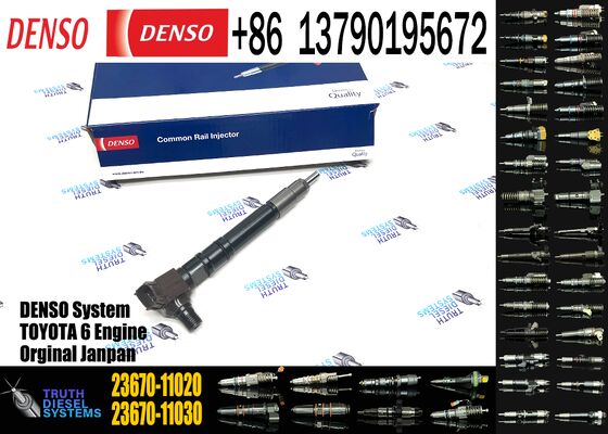High-quality Best-selling Common Rail diesel Fuel Injectors 23670-0E020 23670-09430 23670-11020 Suitable for Toyota 2GD Engines