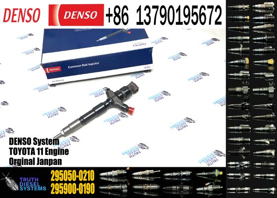 Diesel Engine Spare Parts 295050-0470 295050-0210 Common Rail Fuel Injector 23670-30410 for Toyota Hiace Hilux 1KD-FTV 2KD-FTV
