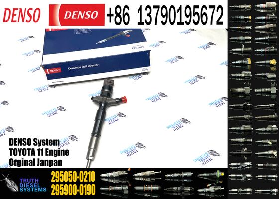 Diesel Engine Spare Parts 295050-0470 295050-0210 Common Rail Fuel Injector 23670-30410 for Toyota Hiace Hilux 1KD-FTV 2KD-FTV