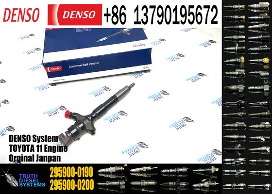 Original Diesel Fuel Engine Common Rail Injector 295900-0240 295900-0190 23670-30170 23670-39445 for Toyota 1KD Euro 5 Engine