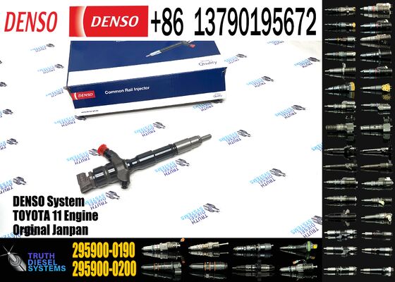 Original Diesel Fuel Engine Common Rail Injector 295900-0240 295900-0190 23670-30170 23670-39445 for Toyota 1KD Euro 5 Engine