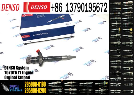 Original Diesel Fuel Engine Common Rail Injector 295900-0240 295900-0190 23670-30170 23670-39445 for Toyota 1KD Euro 5 Engine