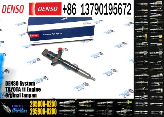 100% Original Brand New 295900-0250 23670-30440 23670-39435 Common Rail Injectors 23670-30440 23670-39435 Diesel Fuel Injectors
