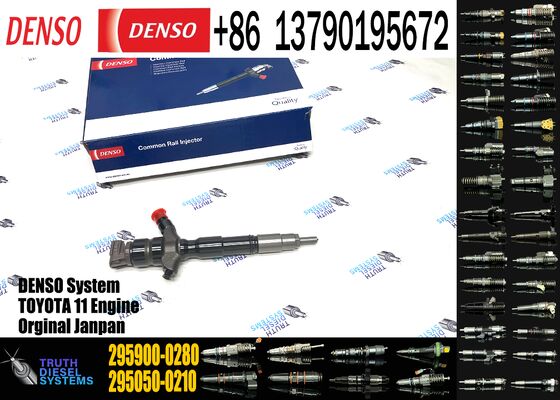 295900-0280 Fuel Injector 2959000280 DCRI200280 23670-30450 for Toyota Hilux 2KD 2.5D D4D EURO 5 Diesel Engine Injection Valve