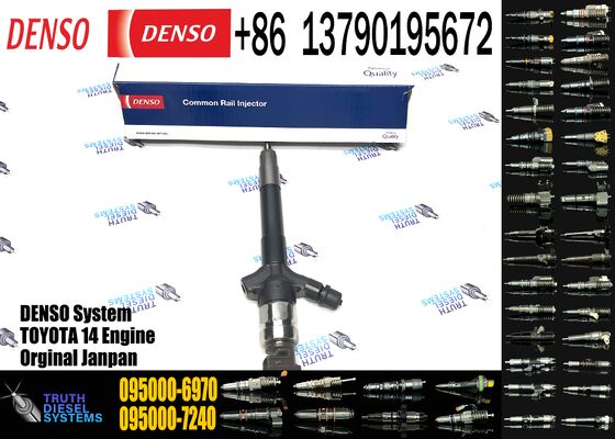 New Diesel Common Rail Fuel Injector 095000-6970 0950006970 23670-09190 2367009190 for Fuel System