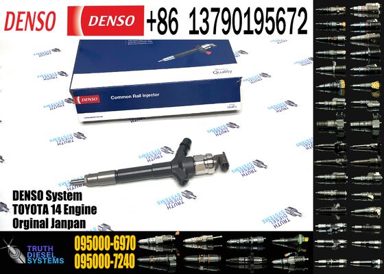 New Diesel Common Rail Fuel Injector 095000-6970 0950006970 23670-09190 2367009190 for Fuel System