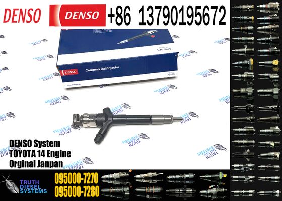 High Pressure Diesel Parts Nozzle 095000-7270 Common Rail Injector 23670-0R070 23670-0R120 for Toyota Verso RAV4 2.2D 2AD-FTV