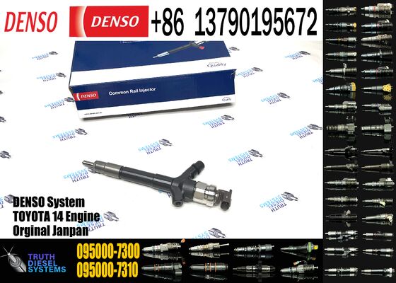 23670-0R140 Diesel Fuel Injector for Toyota RAV4 Avensis Corolla Auris 2.0 2.2 D-4D 1AD-FTV 2AD-FTV Engine 095000-7300