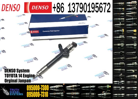 23670-0R140 Diesel Fuel Injector for Toyota RAV4 Avensis Corolla Auris 2.0 2.2 D-4D 1AD-FTV 2AD-FTV Engine 095000-7300