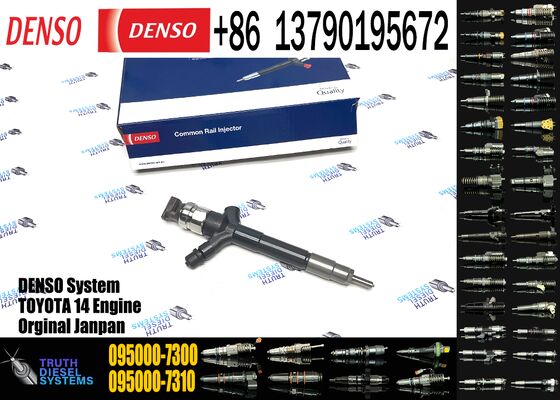 23670-0R140 Diesel Fuel Injector for Toyota RAV4 Avensis Corolla Auris 2.0 2.2 D-4D 1AD-FTV 2AD-FTV Engine 095000-7300