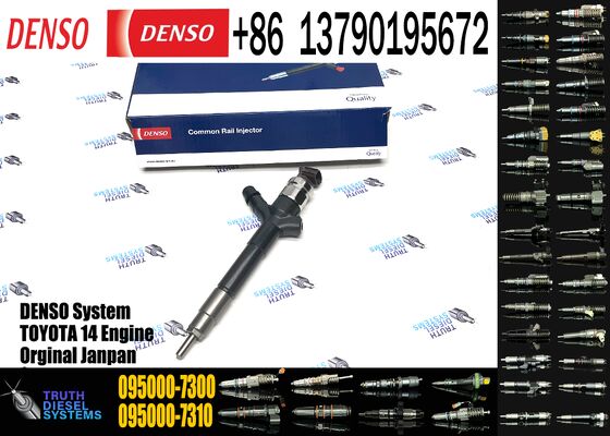 23670-0R140 Diesel Fuel Injector for Toyota RAV4 Avensis Corolla Auris 2.0 2.2 D-4D 1AD-FTV 2AD-FTV Engine 095000-7300