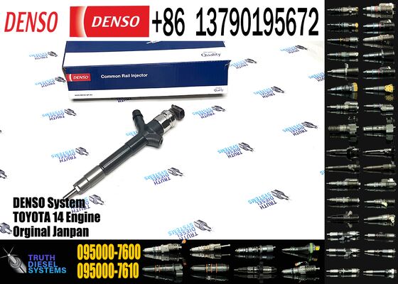 095000-7600 23670-0R160 Common Rail Fuel Injector Nozzle for Toyota Avensis 2.2 D 2AD-FTV Diesel Injector New Condition