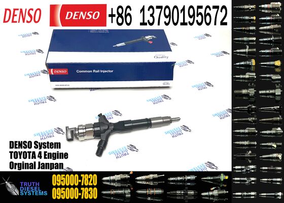 100% Genuine Diesel Fuel Injectors 095000-7820 23670-30290 Original Common Rail Injector 23670-30290 095000-7820