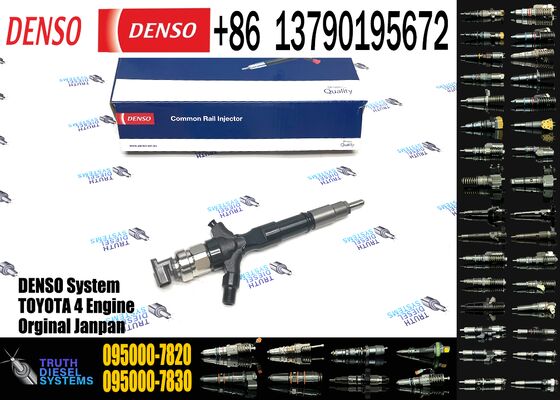 100% Genuine Diesel Fuel Injectors 095000-7820 23670-30290 Original Common Rail Injector 23670-30290 095000-7820