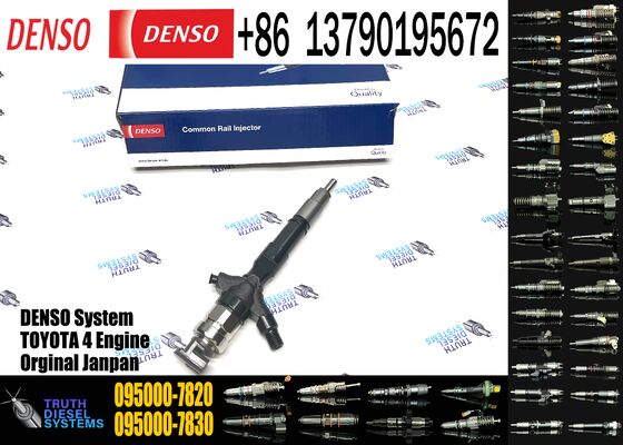 100% Genuine Diesel Fuel Injectors 095000-7820 23670-30290 Original Common Rail Injector 23670-30290 095000-7820