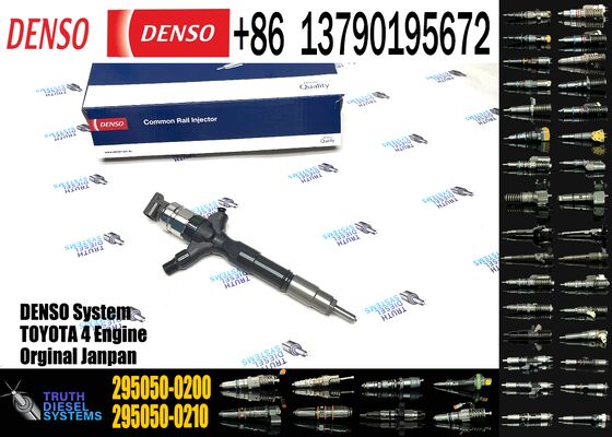 295050-0460 Fuel Injector 23670-39365 for Toyota 1KD-FTV 3.0L D-4D Euro 4 Common Rail Diesel Engine 295050-0200